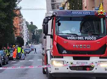 Fuga di gas in via Spalato, l'intervento dei Vigili dle fuoco