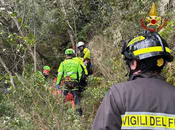 Genga, recuperata persona infortunata in zona impervia