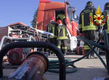 Maxiemergenza a Belluno: simulato un incidente stradale complesso