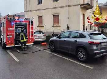 Principio di incendio a Santhià